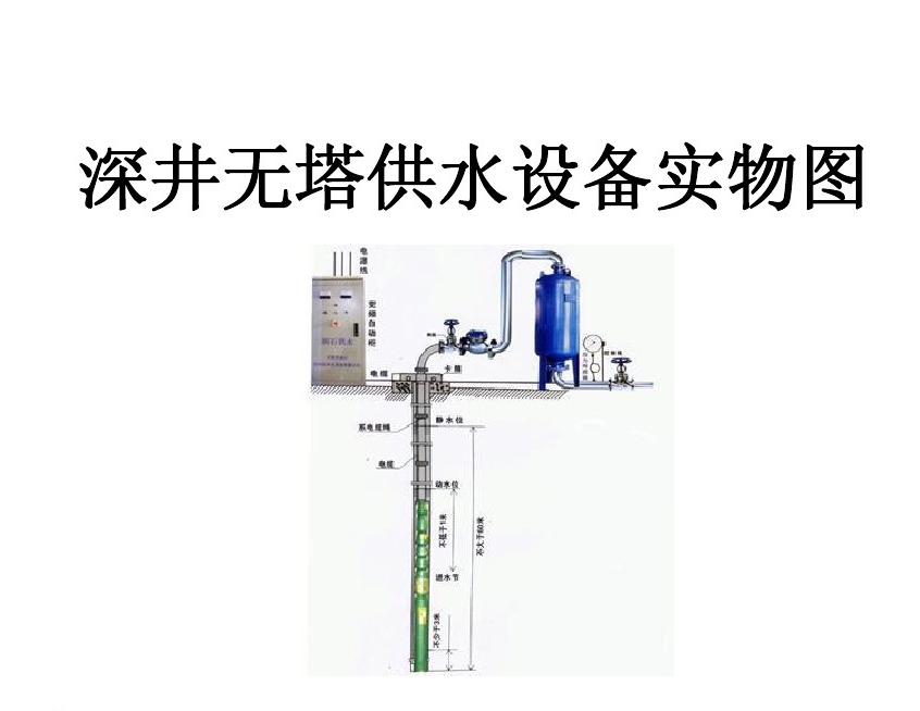 景德镇高新区井泵无塔式供水设备